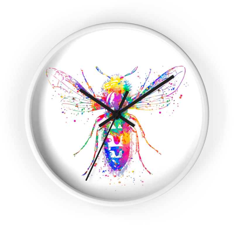 Watercolor Bee Wall clock - Zuzi's