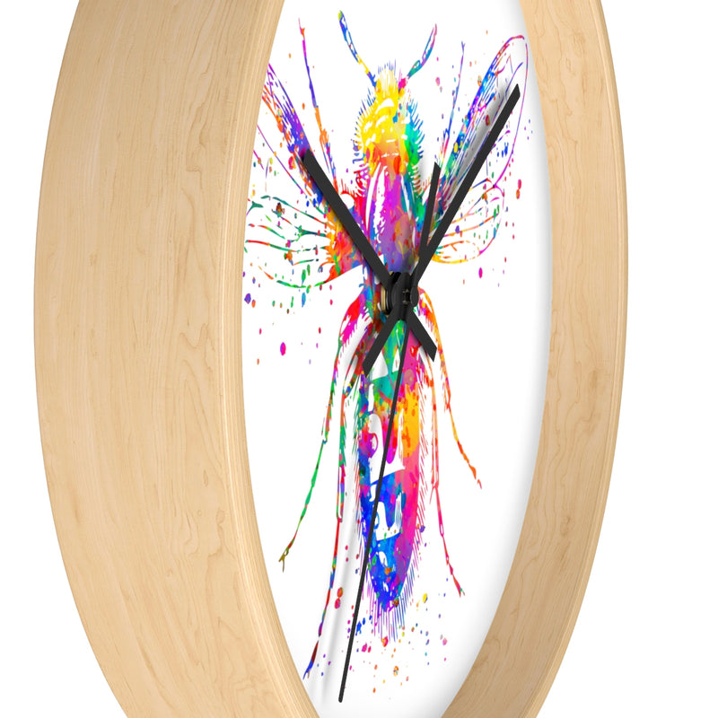 Watercolor Bee Wall clock - Zuzi's