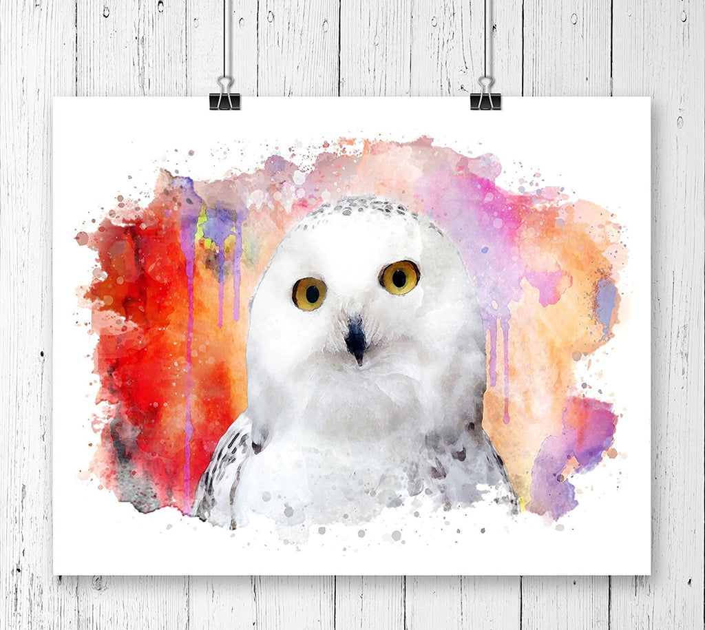 Owl Watercolor Art Print - Unframed - Zuzi's