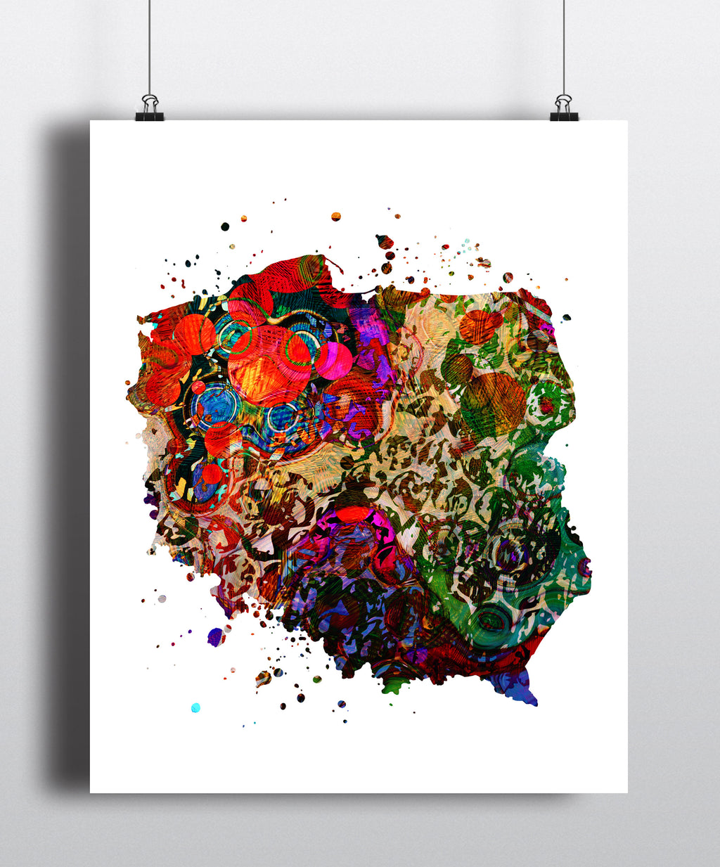 Poland Map Art Print - Unframed - Zuzi's