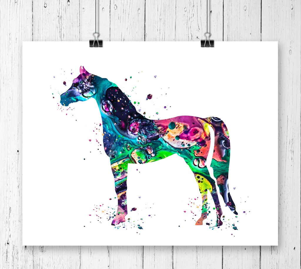 Horse Watercolor Art Print - Unframed - Zuzi's